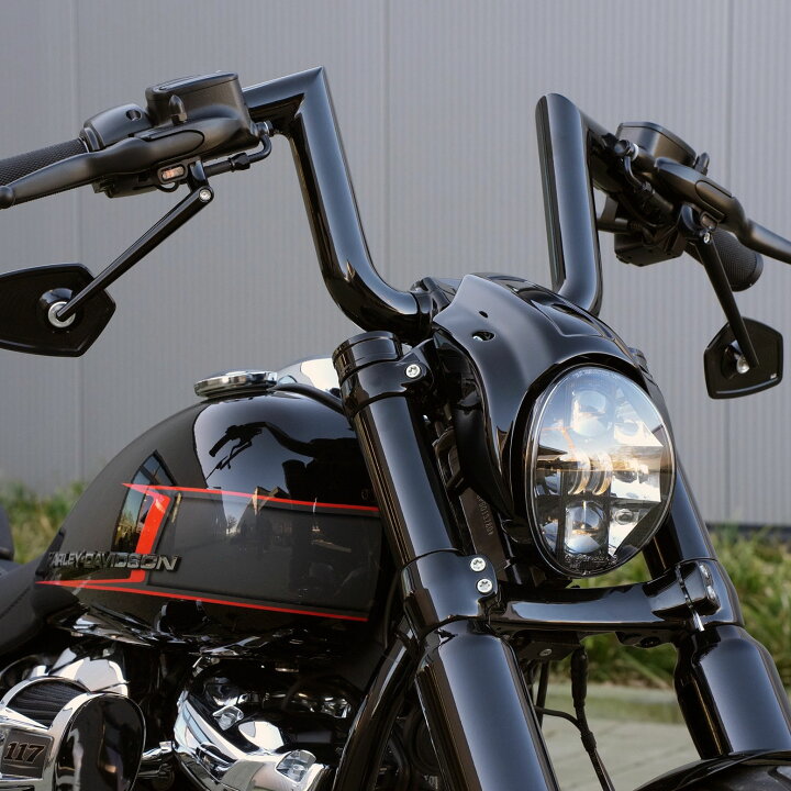 楽天市場】ソフテイル Atlas ファットハンドルバー 25cm 油圧クラッチ 