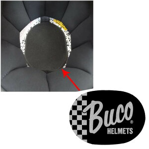 Buco �u�R�w�����b�g ���^�C���i�[�w�b�h�p�b�h �`�F�b�J�[�f�U�C��