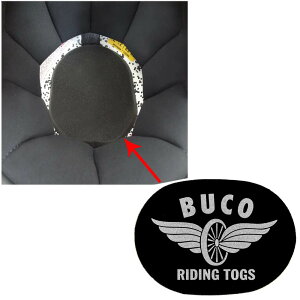 Buco �u�R�w�����b�g ���^�C���i�[�w�b�h�p�b�h �t���C���O�z�C�[���f�U�C��