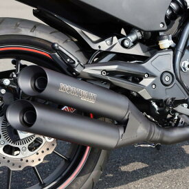ハーレー X350 クロスツイン・2本出しスリップオンマフラー JMCA モリワキ