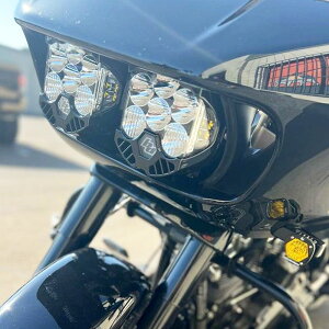 2015�N�ȍ~ ���[�h�O���C�h Baja Designs LP6 Pro �w�b�h���C�g�L�b�g �z���C�g Cali Raised Moto