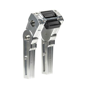 ★エントリーでポイント10倍!!★ FXBB/S、FXLRST アジャスタブル ライザー 8インチ シルバー 1-1/8インチハンドル用 Vitys Design (ビティーズデザイン)