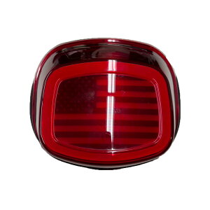 �A�E�g���b�g TRACER US�t���b�O LED�e�[�����C�g ���C�Z���X���Ȃ� ���b�h Kuryakyn 2925