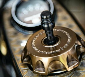 P16 MXベント ハーレー用ガスキャップ ブロンズ POWERPLANT