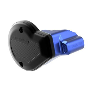 リックス タイマーカバー & カムポジションセンサーカバー (ブラック/ブルー) 2024以降ツーリング、2025以降ソフテイル