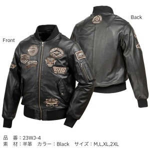 DEGNER �f�O�i�[ �E�C���^�[ ���U�[ MA-1 �W���P�b�g �u���b�N