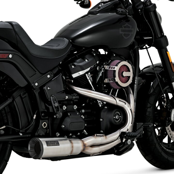 【Vance Hines】ハイアウトプット・2in1フルエキゾーストマフラー M8ソフテイル シルバー 27631 ワールドモーターライフ ASSAULT 2in1 エキゾースト システム ソフテイルモデル用:2018年以降ソフテイルモデルに適合 ◆ハーレー◆