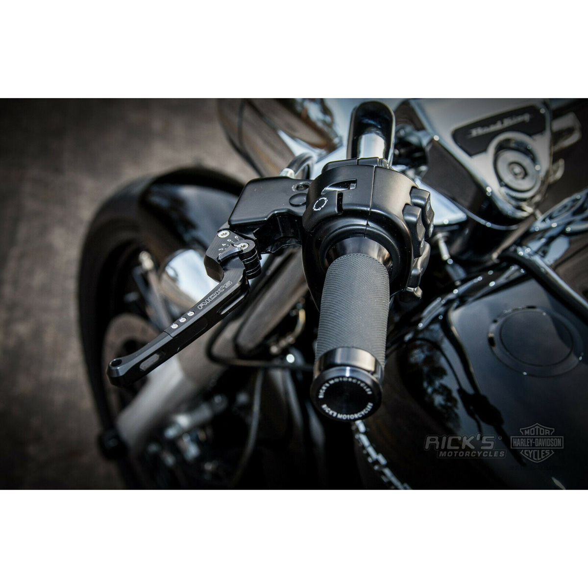 リックス Ricks Motorcycles グッドガイズ 【驚きの値段】 ブラック 国際ブランド ツーリング アジャスタブルレバーキット