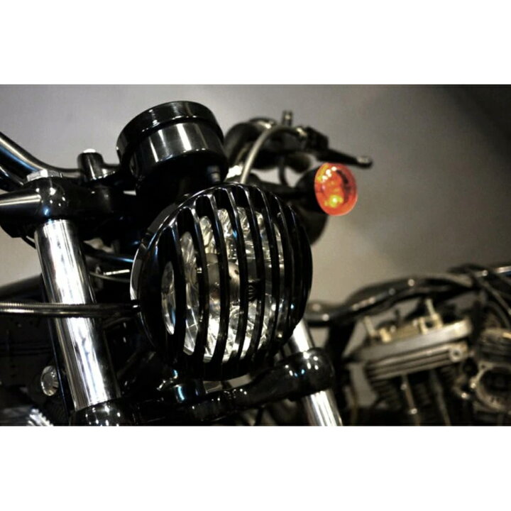 楽天市場】【Rough Crafts】5.75インチヘッドライトグリル ブラック 