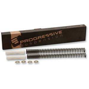 【プログレッシブ】 ヘビーデューティー・フロントフォークスプリングキット 0405-0296