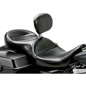 【ラペラ】 CONTINENTAL シート ライダーバックレスト付 2008〜 FLHT、FLHR、FLHX、FLTR(X) LK-727BR