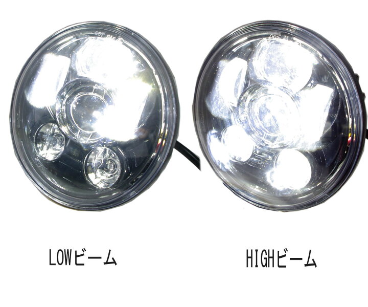 楽天市場】プロジェクターLED 5-3/4インチ・ヘッドライト ブラック 