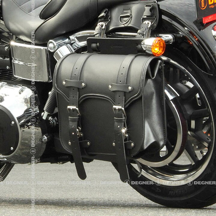 楽天市場】【デグナー】 レザーサドルバッグ ブラック SB-55-BK 