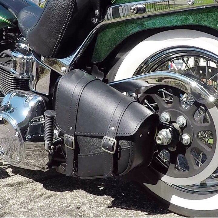 楽天市場 ウイリー マックス Revolution スイングアーム サドルバッグ Softail ブラック 1063 ワールドモーターライフ
