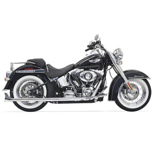 【バッサーニ】 True Duals 1-7/8インチ径 フィッシュテールマフラー 30インチ 1800-1669