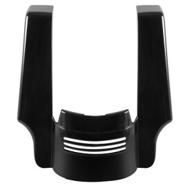 【ホグ ワークス】 4インチ　Tri-Bar フェンダーエクステンション　ビビッドブラック　ロードグライド、ストリートグライド HW106148