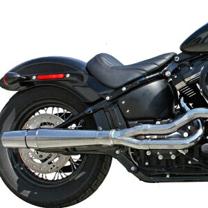 【サンダーヘッダー】 Xシリーズ ハイ・パイプ 2-1フルエキゾーストマフラー クローム 2018〜2024 FXBB、TXST TH1362X