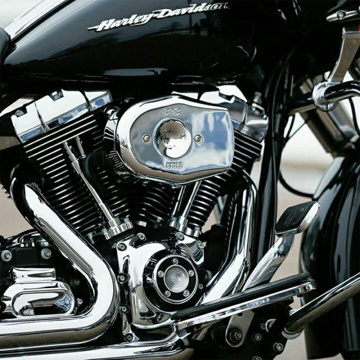 楽天市場】【S&S】ステルス トリビュート エアクリーナー クローム 