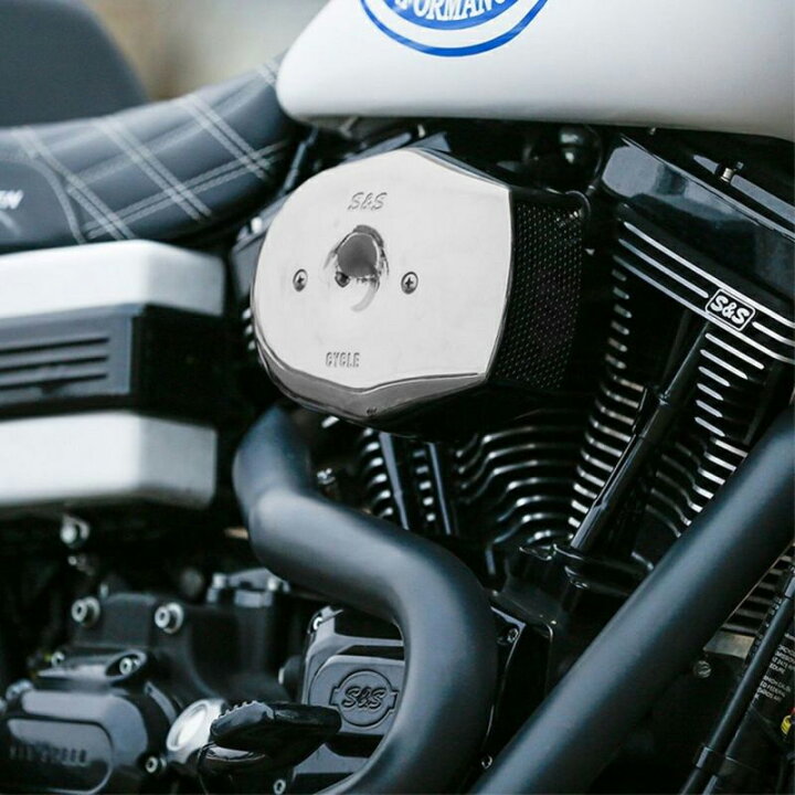 楽天市場】【S&S】ステルス トリビュート エアクリーナー クローム 