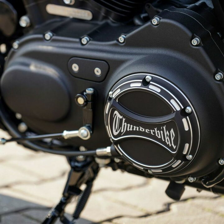 楽天市場】【Thunderbike】ダービーカバー Torque mit TB-Logo 