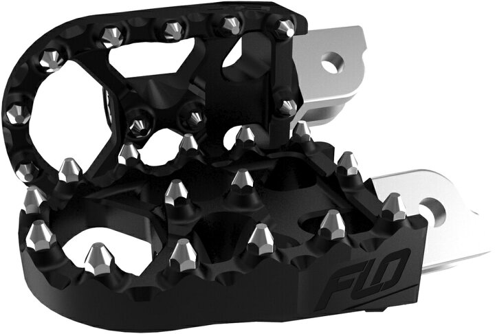 楽天市場】【FLO motorsports】MXスタイル フットペグ ブラック M8 