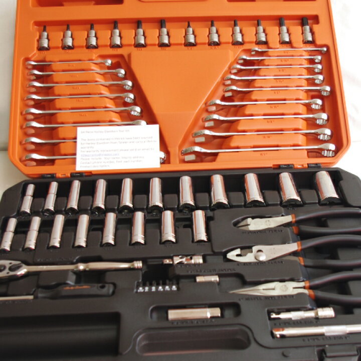 楽天市場】【純正】ハーレー純正・プレミアム工具セット 64個セット 