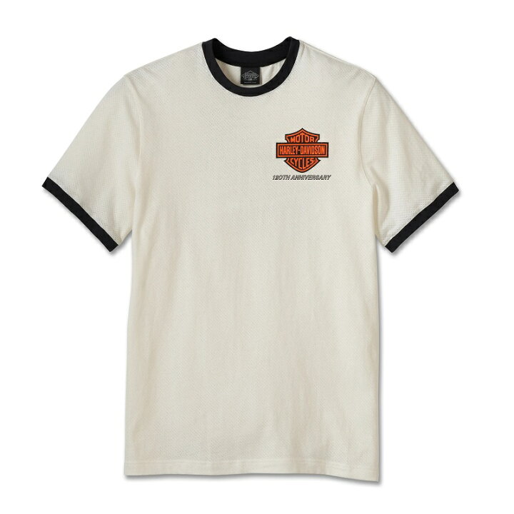 楽天市場】ハーレーダビッドソン メンズ 120周年記念リンガーTシャツ_ 