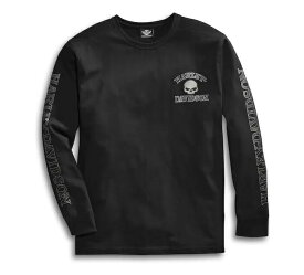 HARLEY-DAVIDSON 純正（ハーレーダビッドソン）メンズ スカル ロングスリーブ Tシャツ_99091-14VM