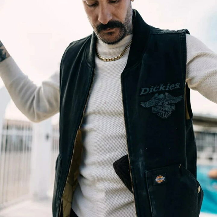 楽天市場】ハーレーダビッドソン メンズ Dickies x H-D キルティング 