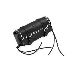 【91051-94】ハーレー純正 スタッド・レザー・シーシーバーバッグStudded Leather Sissy Bar Bag M8ツーリング&トライク V-ROD