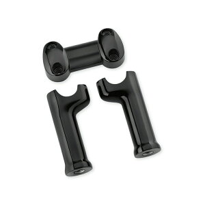 �y55996-09�z�n�[���[���� �t�@�b�g�E�n���h���o�[���C�U�[�L�b�g �u���b�NBlack Handlebar Riser Kit M8�c�[�����O&�g���C�N V-ROD