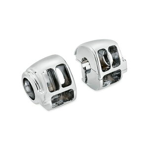 �y70222-96B�z�n�[���[���� �X�C�b�`�n�E�W���O�L�b�gChrome Switch Housing Kit V-ROD EVO�c�[�����O TC�c�[�����O&�g���C�N