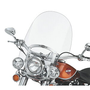 y57140-05zn[[ LOTCYEmX^WbNEH-Df^b`uE EChV[h FL\teCpKing-Size Nostalgic H-D Detachables Windshield for FL Softail Models - 21 in. Clear EVO\teC TC