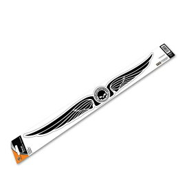 ハーレーダビッドソン ウィングウィリーGスカルカットトゥシェイプ・デカール Black&White CG33401