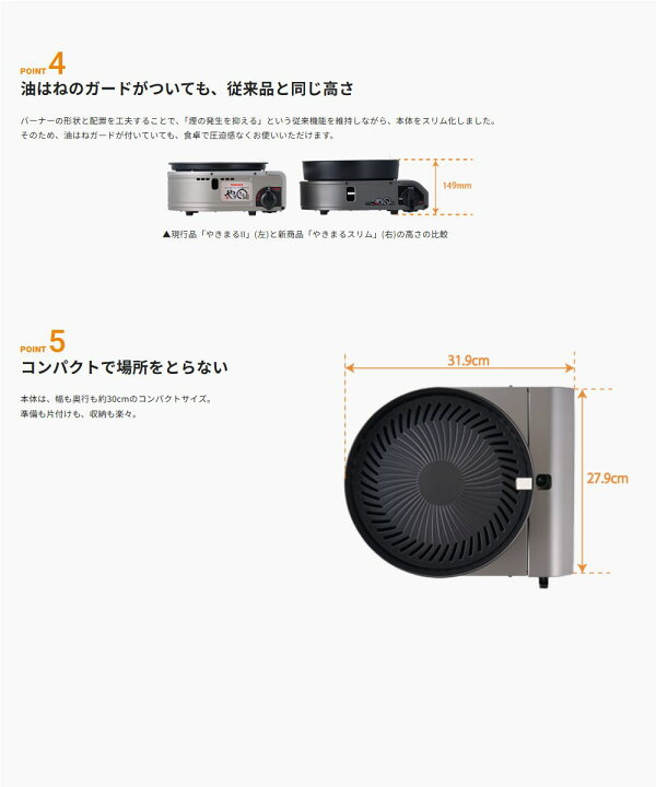 楽天市場】岩谷産業（Iwatani）【CB-SLG-3】カセットガスグリル 