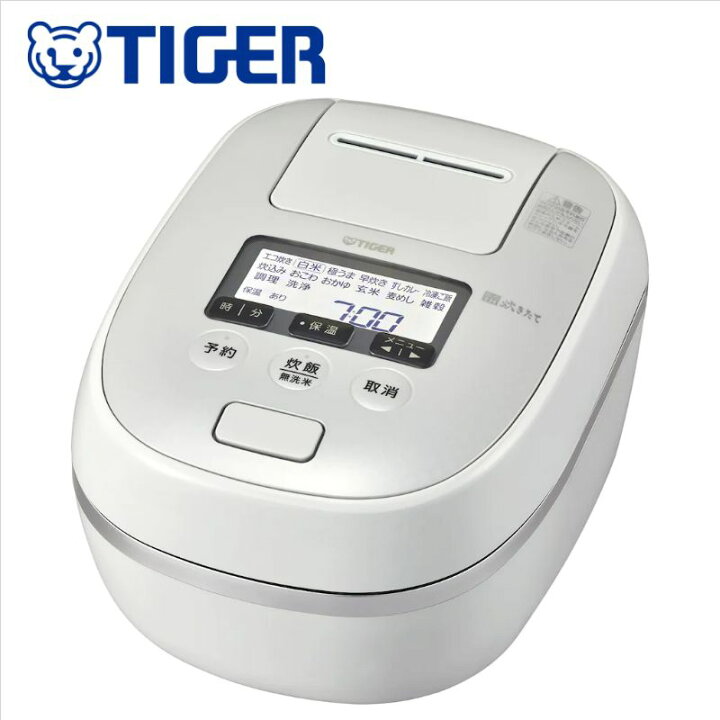 楽天市場】タイガー（TIGER）【JPD-G060-WG】圧力IHジャー炊飯器 