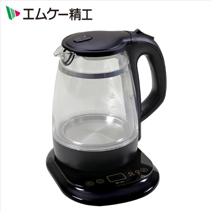 楽天市場 エムケー精工 Tk G10k 電気ケトル1 0l ブラック 9段階温度コントロール カルキ抜きモード搭載 送料無料 北海道 沖縄県 離島は送料が掛かります ハウスダイレクトさくら 楽天市場 エムケー精工 Tk G10k 電気ケトル1 0l ブラック 9段階温度コントロール カルキ抜きモード搭載 送料無料 北海道 沖縄県 離島は送料が掛かります ハウスダイレクトさくら