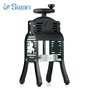 池永鉄工(SWAN)【Black Swan W】かき氷機 ■家庭用手動氷削器 ブラックスワンダブル ■ブロック氷・バラ氷兼用タイプ ■送料無料(北海道・沖縄県・離島は送料が掛かります)