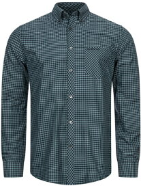 Ben Sherman ベンシャーマン / ギンガムチェックボタンダウンシャツ(0076262) Dark Emerald -送料無料-