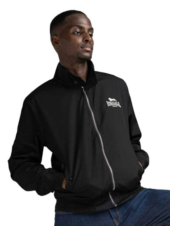 楽天市場】LONSDALE ロンズデール / ハリントンジャケット Black -送料 