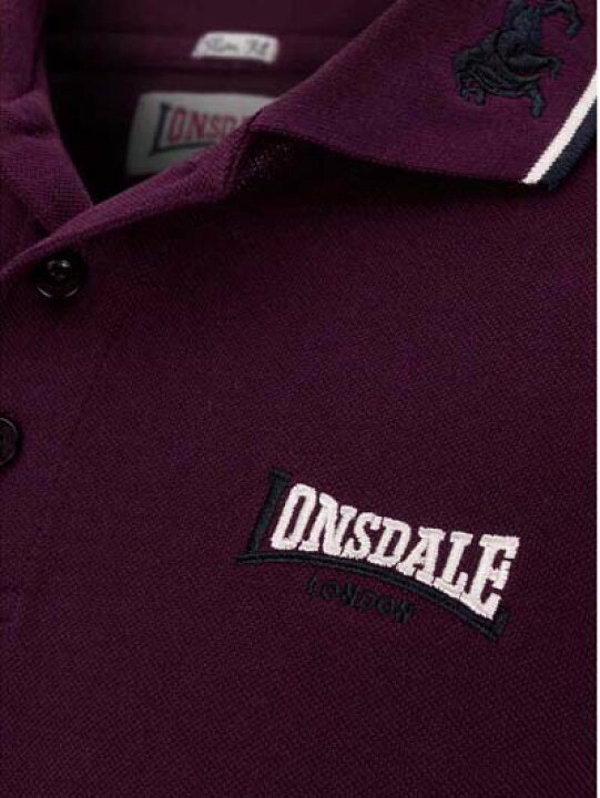 楽天市場】LONSDALE ロンズデール / スリムフィットポロシャツ(LION 