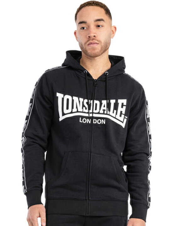 楽天市場】LONSDALE ロンズデール / フルジップパーカ(BIGTON) Black 