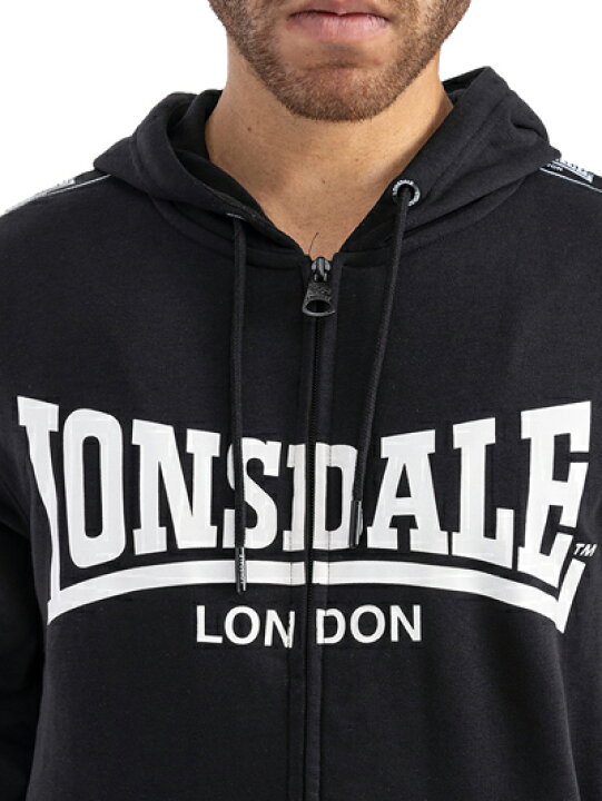 楽天市場】LONSDALE ロンズデール / フルジップパーカ(BIGTON) Black 