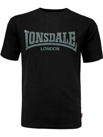 LONSDALE ロンズデール / ロゴプリントTシャツ(KAI) Black -送料無料-