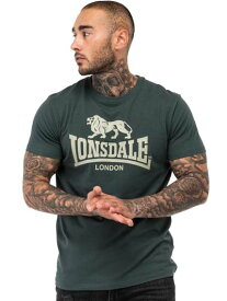 LONSDALE ロンズデール / ライオンロゴTシャツ(ST. ERNEY) Green -送料無料-