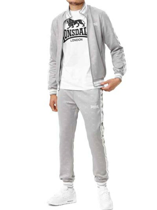 楽天市場】LONSDALE ロンズデール / トラックスーツ(ASHWELL) Grey  