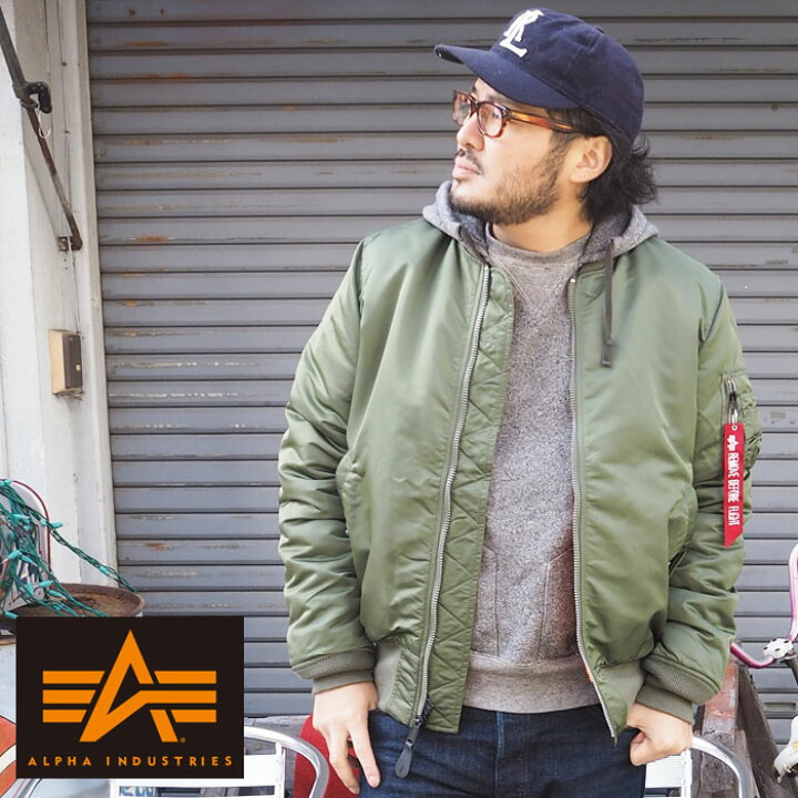 楽天市場】ALPHA industries inc アルファ インダストリーズ MA-1 