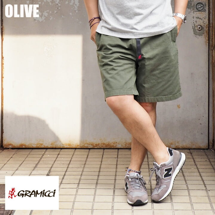 GRAMICCI グラミチ G-SHORTS ハーフパンツ 8117-56J メンズ ショーツ クライミングショーツ アウトドア クライミング 短パン チノ オリーブ ブラック HEADFOOTmixism
