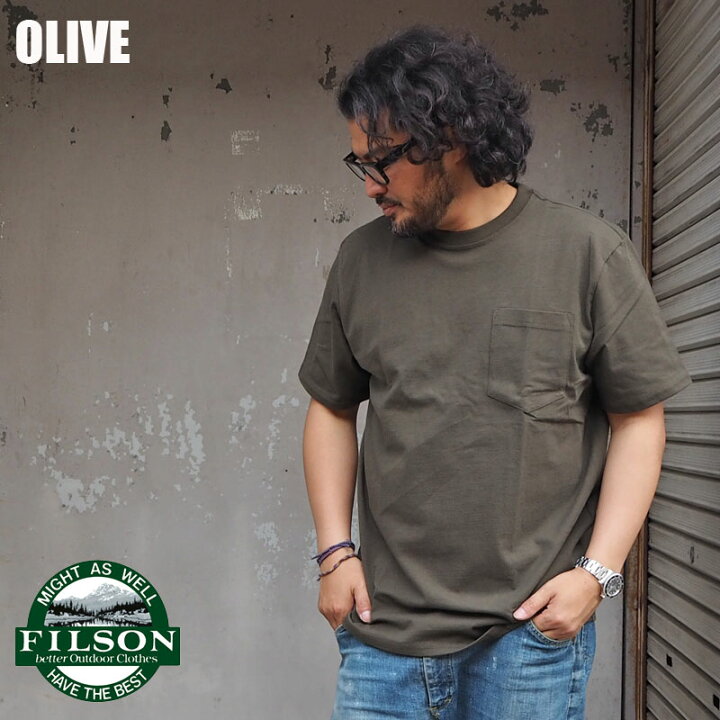 楽天市場】FILSON フィルソン ポケットTシャツ FLSN001 メンズ 半袖 T 