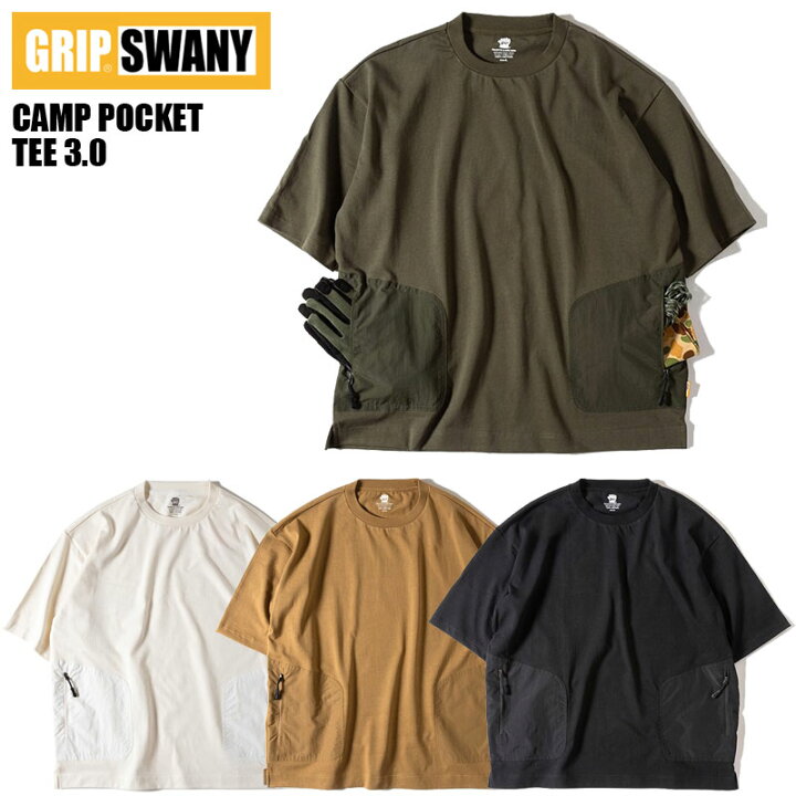 楽天市場】GRIP SWANY グリップスワニー Tシャツ CAMP POCKET TEE 3.0 